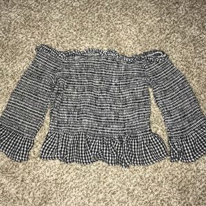 American eagle off the shoulder tube top!